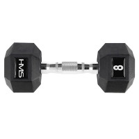 Гантель шестигранный HMS HEX PRO, 8 кг