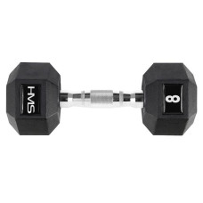 Гантель шестигранный HMS HEX PRO, 8 кг