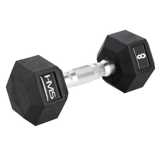 Гантель шестигранна HMS HEX PRO, 8 кг