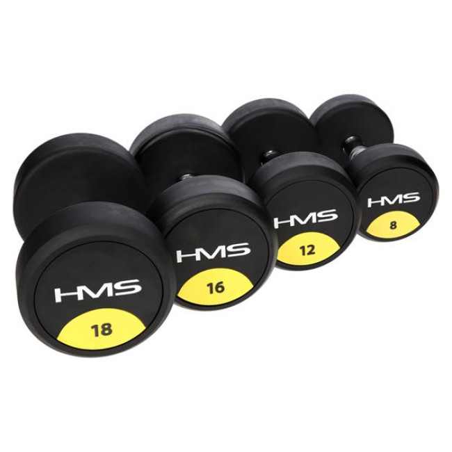 Гантель прогумована HMS HG PRO, 40 кг