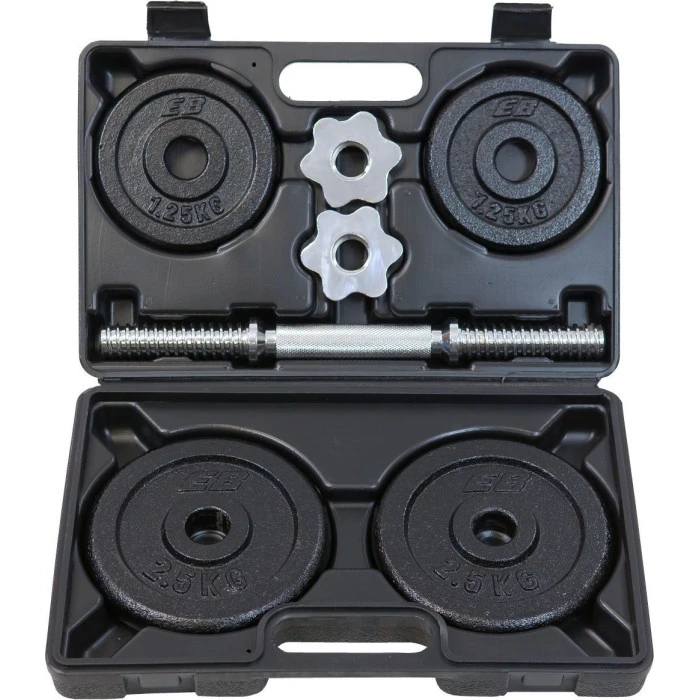 Гантель разборная чугунная Eb Fit 1 х 10 кг