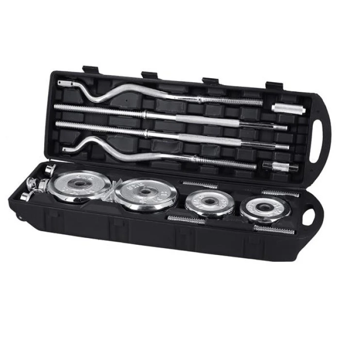 Гантели разборные в кейсе HMS STC55, 55 кг