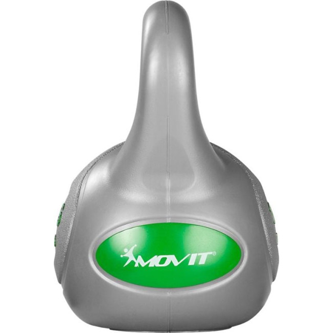 Гиря бітумна Movit 16 кг, сіро-зелена