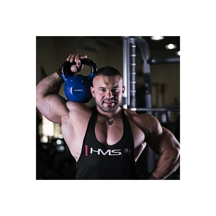 Гиря чугунная HMS KNV 20 кг, синяя