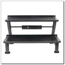 Дворівнева сталева стійка для гир HMS Premium STR09 – чорна