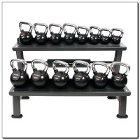 Дворівнева сталева стійка для гир HMS Premium STR09 – чорна