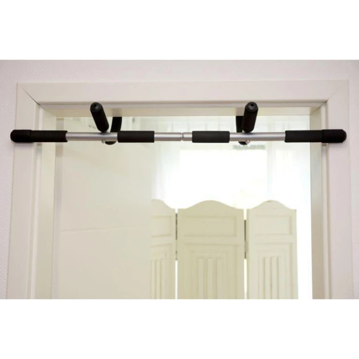 Многофункциональная штанга MOVIT для подтягиваний, серебристая