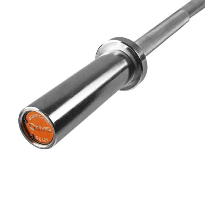 Штанга с зажимами HMS GO160 OLIMPIJSKI 120 CM LOCK JAW HMS PREMIUM