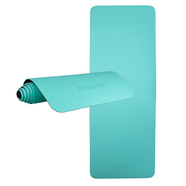 Коврик для фитнеса inSPORTline Doble 173x61x0,6 cm - мятно-черный