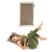 Точечный коврик из кокосовых волокон inSPORTline AKU-2000 72x44x2cm - Beige