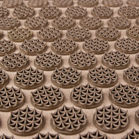 Точечный коврик из кокосовых волокон inSPORTline AKU-2000 72x44x2cm - Beige