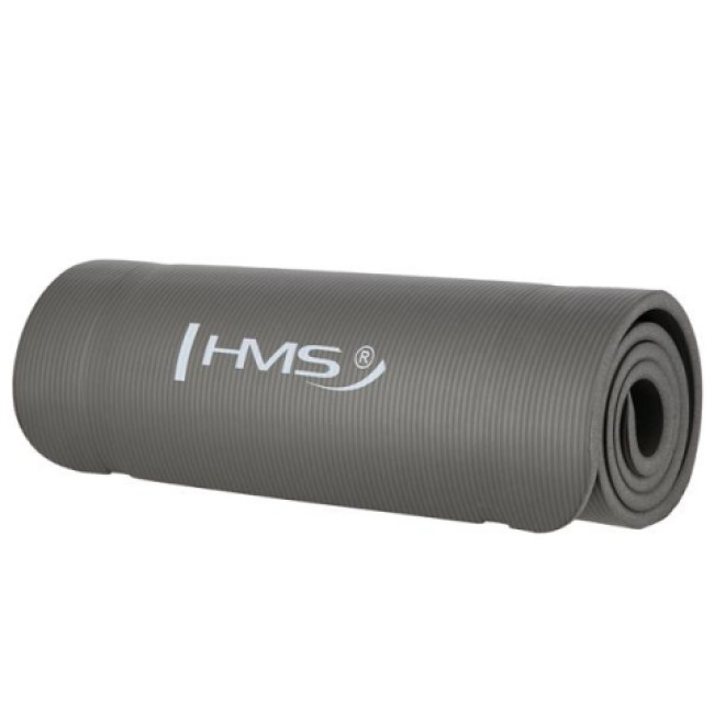 Коврик для йоги и фитнеса YM04 HMS – серый