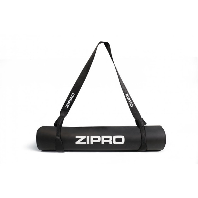 Коврик Zipro Natural Rubber 183x61x0,6 см с ремешком для йоги