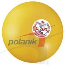 Мяч резиновый TRIAL суперсофт 0,20 кг желтый.
