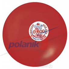 Резиновый мяч Polanik TRIAL super soft 0,6 кг красный