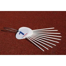 Набор из 10 меток для втыкания в землю на соревнованиях по метанию Polanik FMS-10