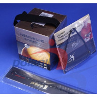 Змагальний молот з нержавіючої сталі 4 кг, Polanik Premium Line Silver Hammer, IAAF I-10-0465