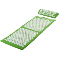 Акупрессурный коврик MXSTP с подушкой MOVIT 130 x 50 см, зеленый массажный