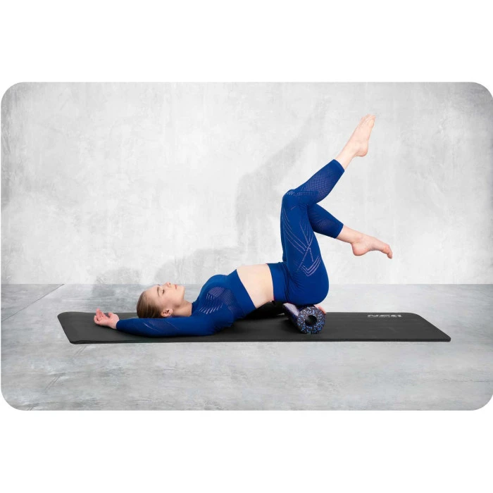 Валик для тренировок 33x14cm NS-954 черно-голубой