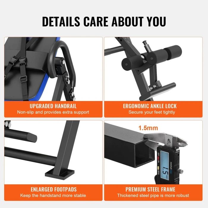 Інверсійний стіл VEVOR QD001, чорний