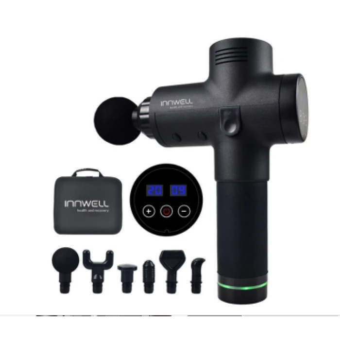 Массажер пистолет Innwell Recovery, черная