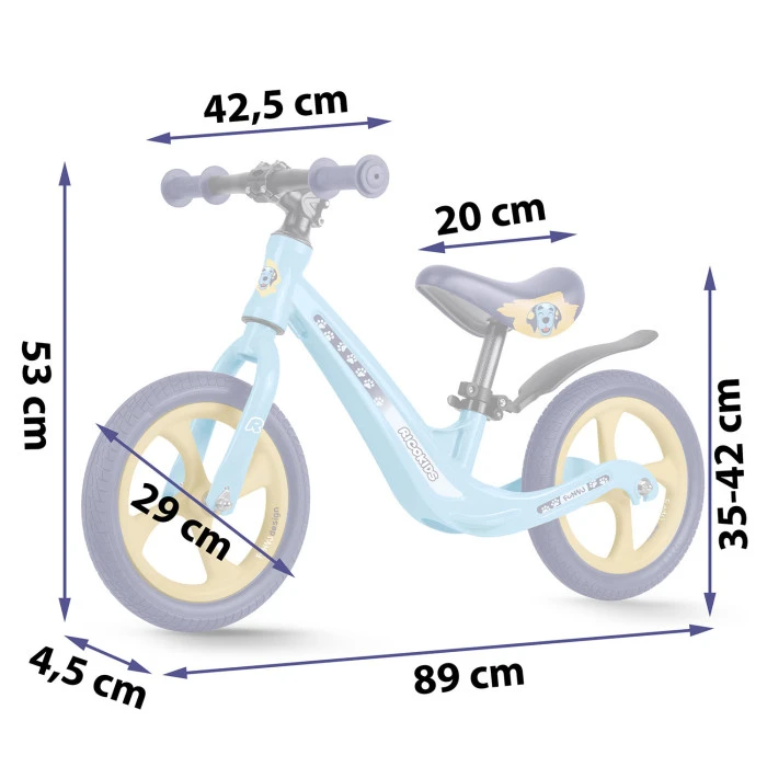 Биговел Ricokids FUNNU голубовато-фиолетовый