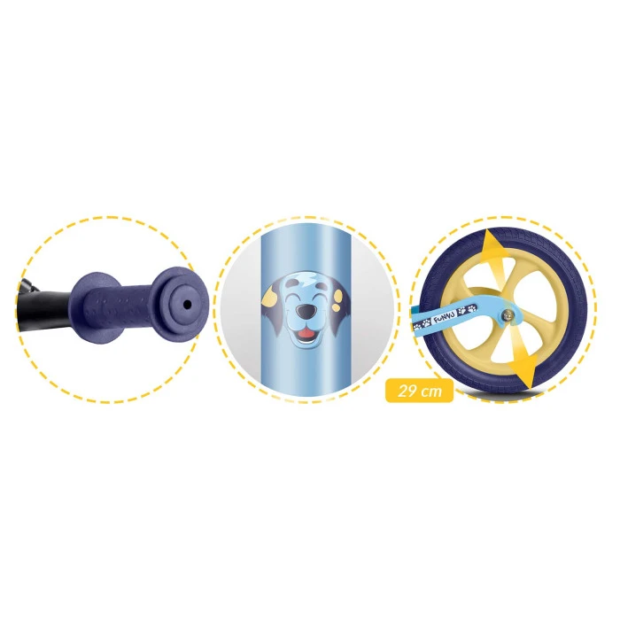 Биговел Ricokids FUNNU голубовато-фиолетовый