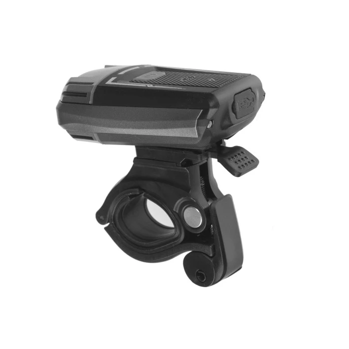 Передняя лампа/аккумулятор/300lm USB алюм. черно-серебристый.