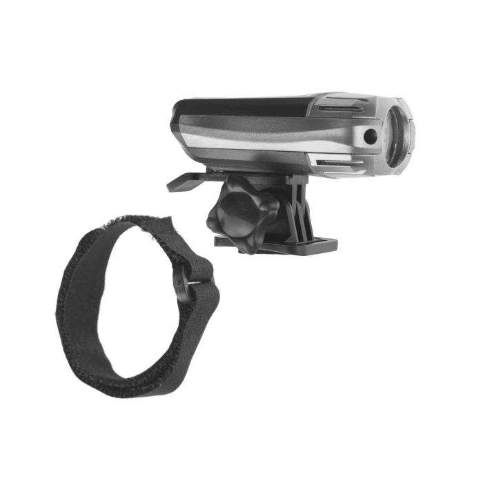 Передняя лампа/аккумулятор/300lm USB алюм. черно-серебристый.