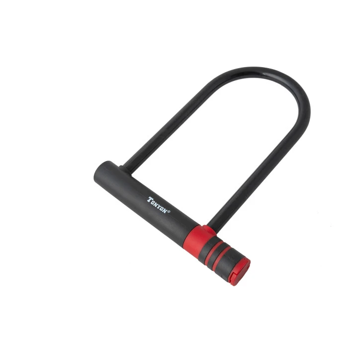 Велозамок U-LOCK на ключ TonyON TY30112x195x245мм + ручка,чорний
