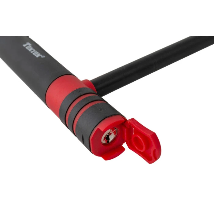 Велозамок U-LOCK на ключ TonyON TY30112x195x245мм + ручка,чорний