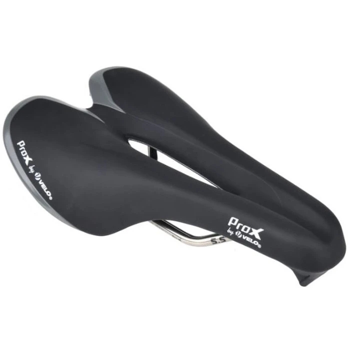 Седло VELO PROX VL-2372 TRIATHLON, черно-серое