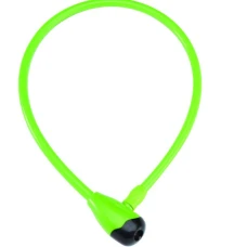 Замок велосипедный 12x800мм, зеленый