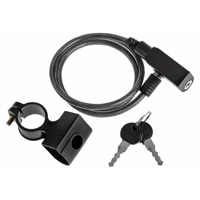 Спіральний велосипедний замок KELLYS Bill K-825S 80см чорний