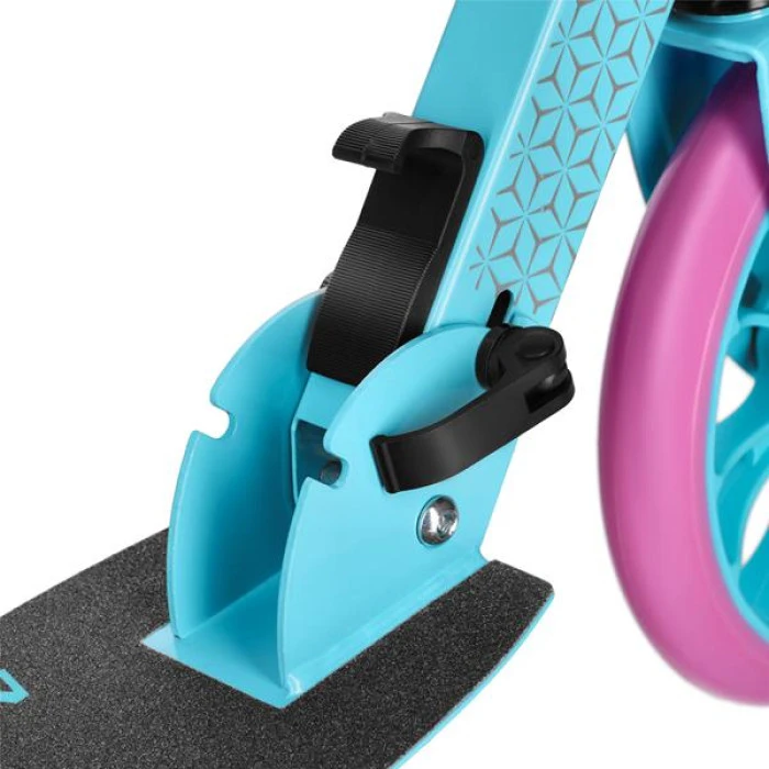 Самокат складной Nils ExtremeHM1302, голубовато-розовый