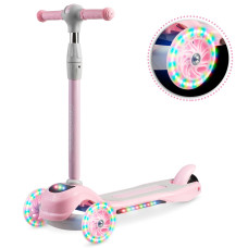 Самокат детский трехколесный Ricokids Piko розовый