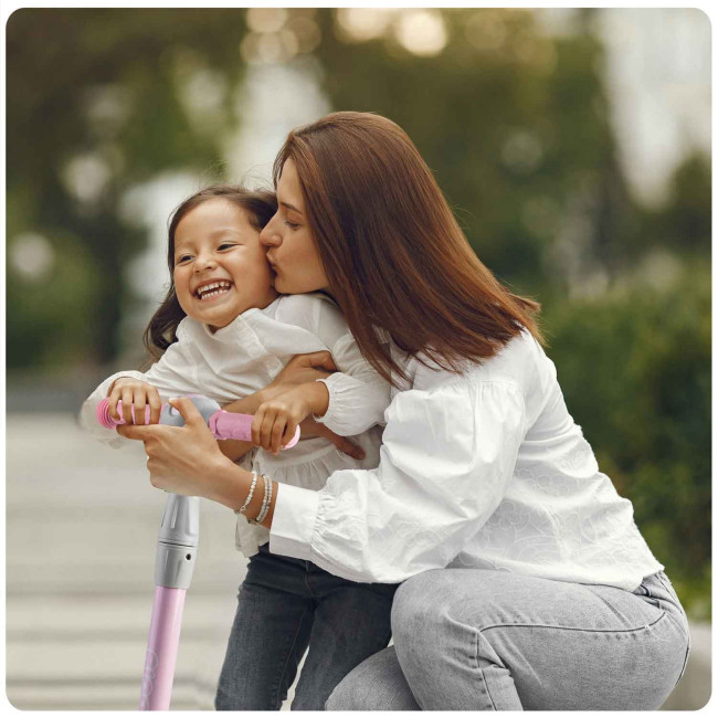 Самокат детский трехколесный Ricokids Piko розовый