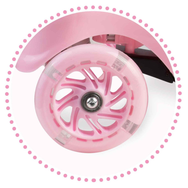 Самокат детский трехколесный Ricokids Piko розовый