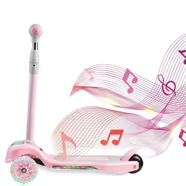 Самокат детский трехколесный Ricokids Piko розовый