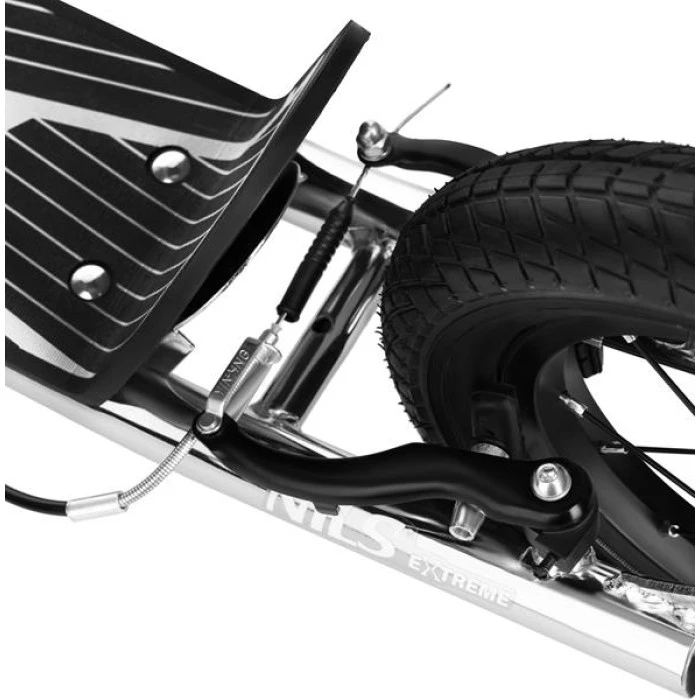 Самокат NILS EXTREME WH10121, чорно-сірий