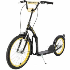 Самокат с надувными колесами WH200 20/16'' NILS EXTREME - черный