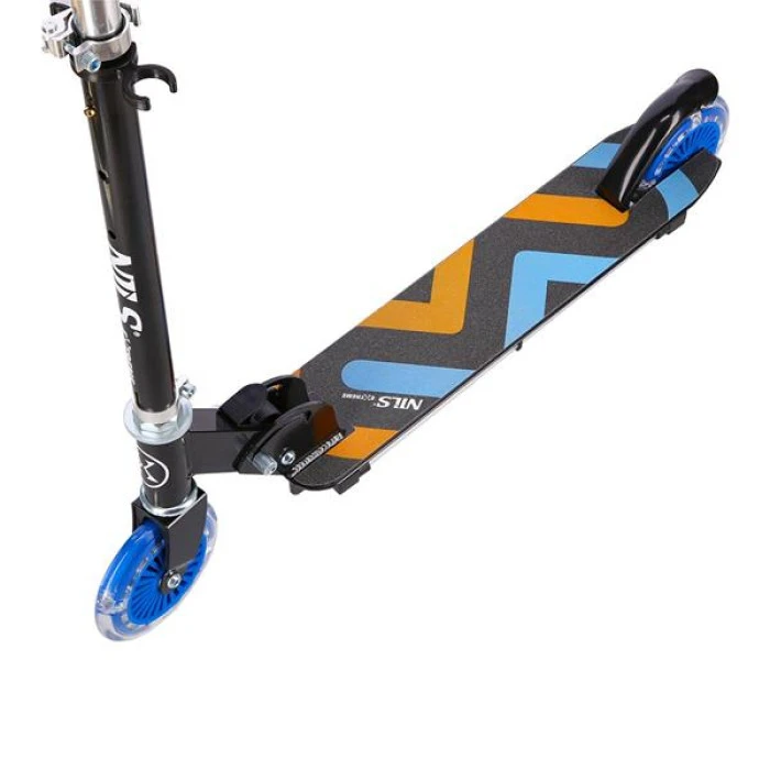 Детский самокат Nils Extreme HD025 черно-синий