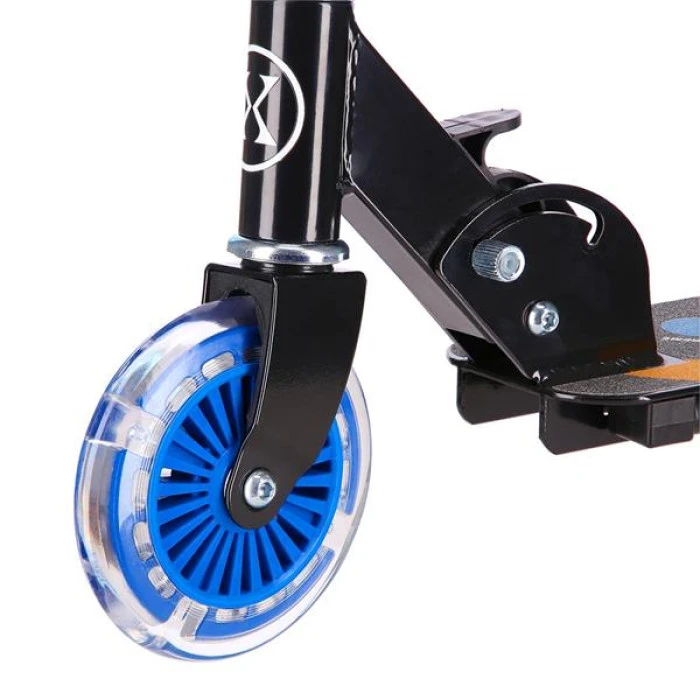 Детский самокат Nils Extreme HD025 черно-синий