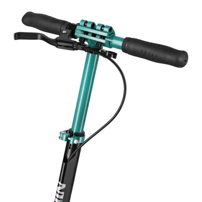 Самокат складной NILS EXTREME HM181T, черно-зеленый