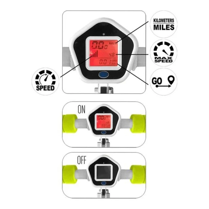 Складний самокат Skids Control з лічильником