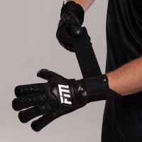 Перчатки вратарские Football Masters Invictus X PRO BLACK р.9, черные