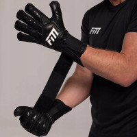 Перчатки вратарские Football Masters Invictus X PRO BLACK р.9, черные