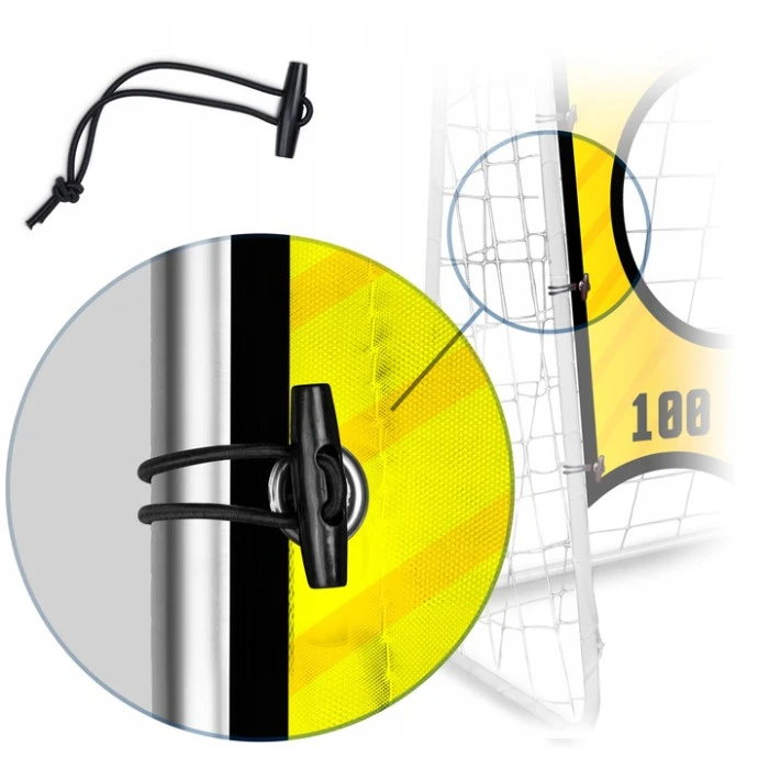 Мишень для футбольных ворот Neo-Sport NS-1479 300 х 200 см, оранжевая