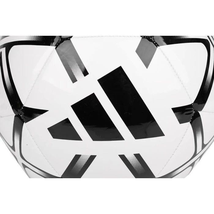 М'яч футбольний Adidas Starlancer Club IP1648 розмір 5, біло-чорний
