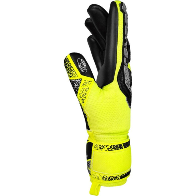 Перчатки вратарские Reusch Attrakt Freegel Silver 5570235 2025 г.8, желто-черные